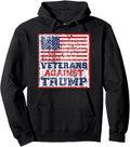 Mens Veterans Against Trump Military Vet Anti Trump Pullover Hoodie