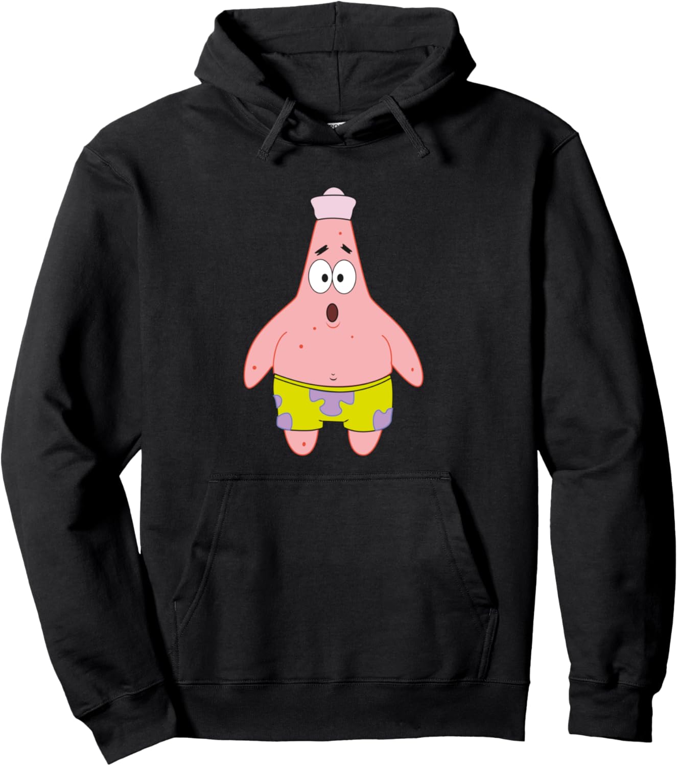 Patrick Star Feeling Surprised Pullover Hoodie for Everyone