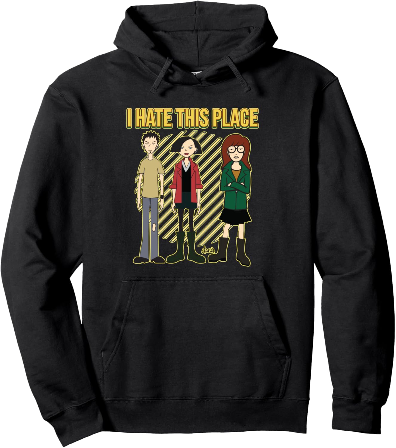 Mademark I Hate This Place Pullover Hoodie for Cozy Comfort