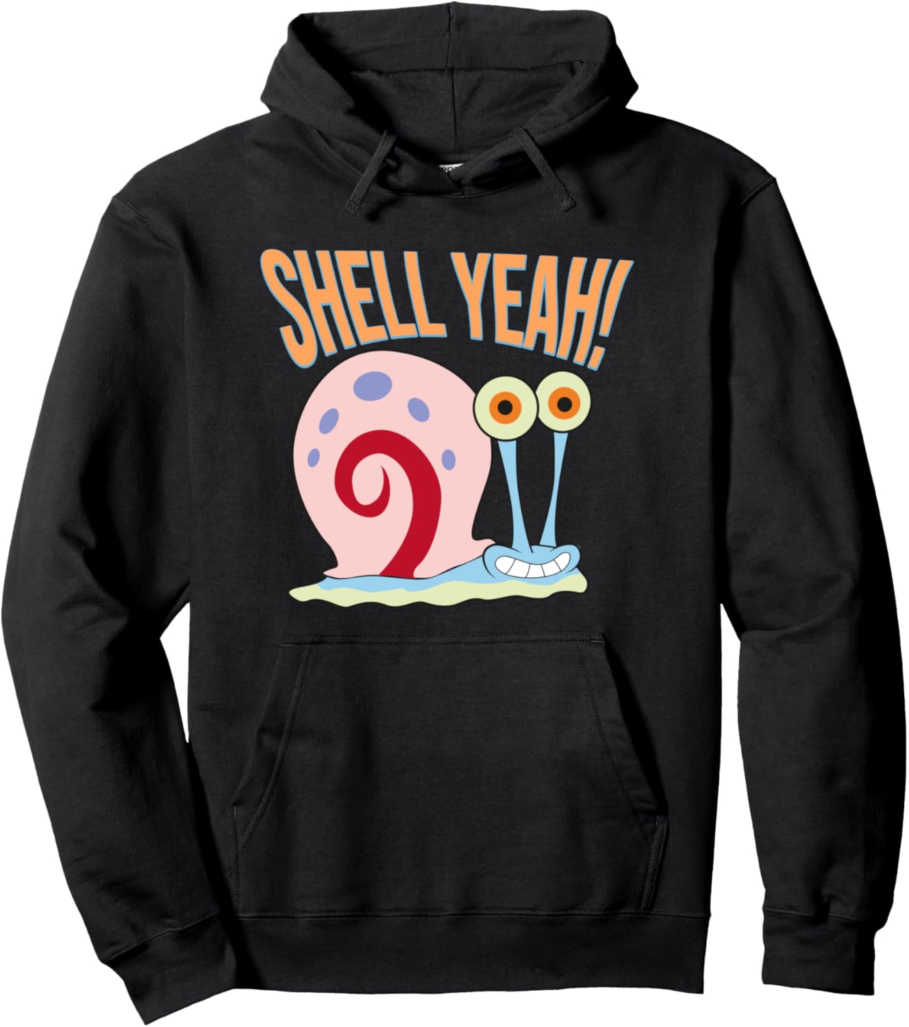 Gary the Snail Shell Yeah! Pullover Hoodie for Fun Lovers