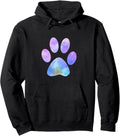 Pullover Hoodie with Paw Print for Animal Lovers - Comfortable Classic