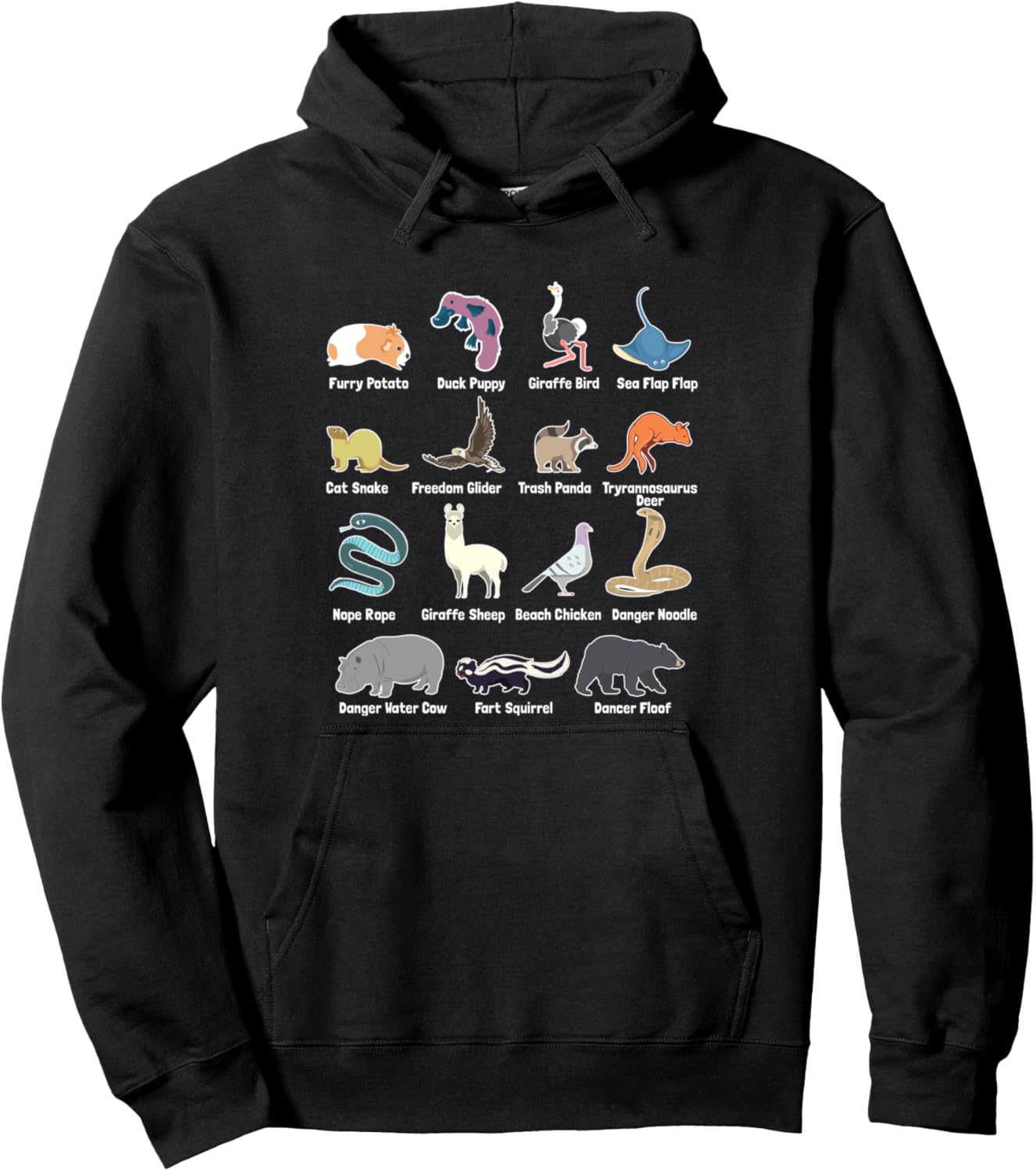 Rare Exotic Animals Meme Hoodie