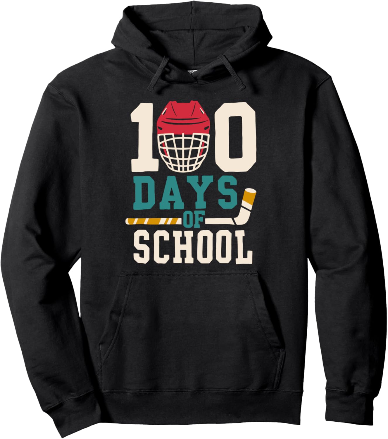 100 Days of School Hockey Hoodie: Celebrate with Style!