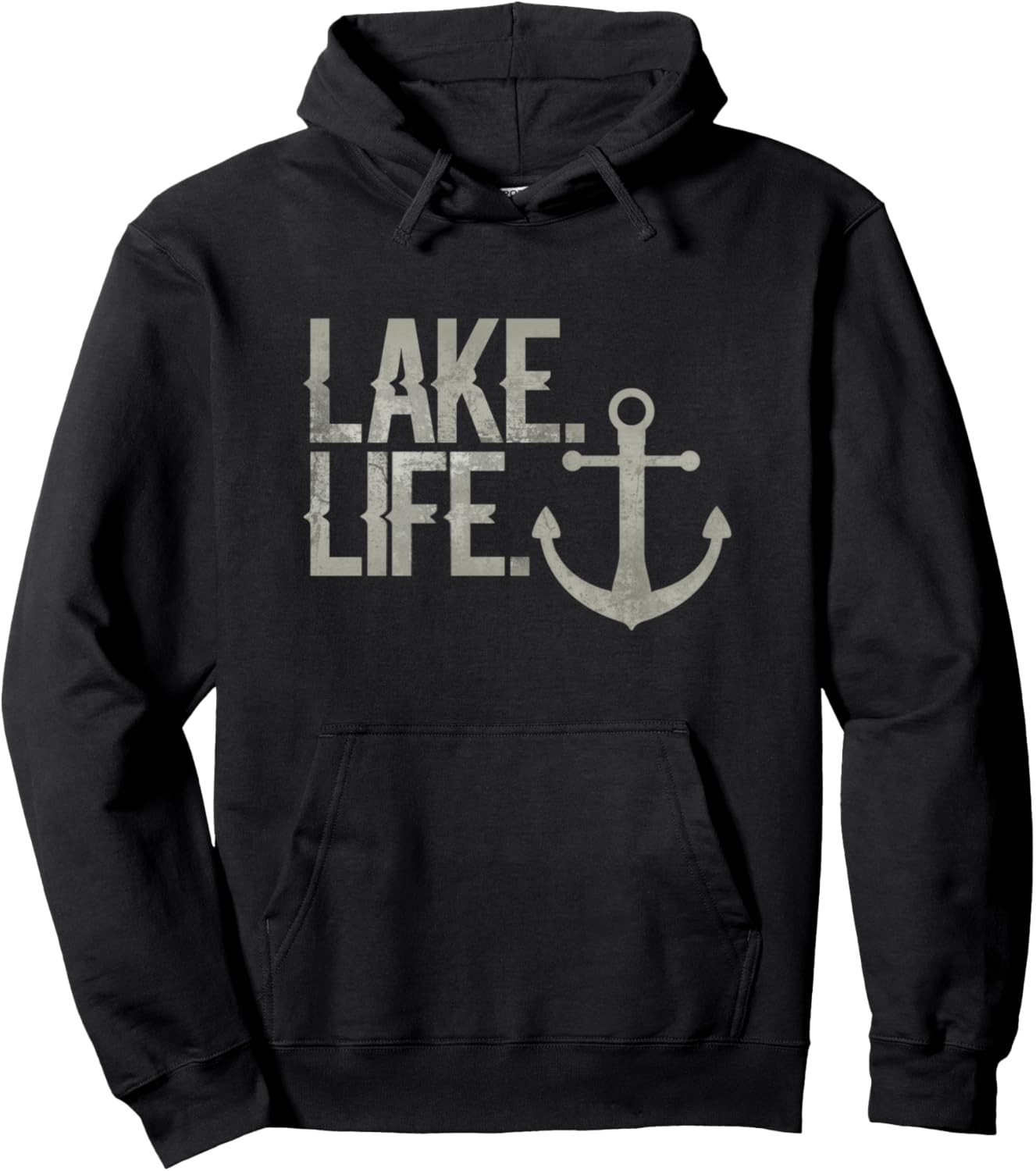 Lake Life Anchor Hoodie: Nautical Comfort