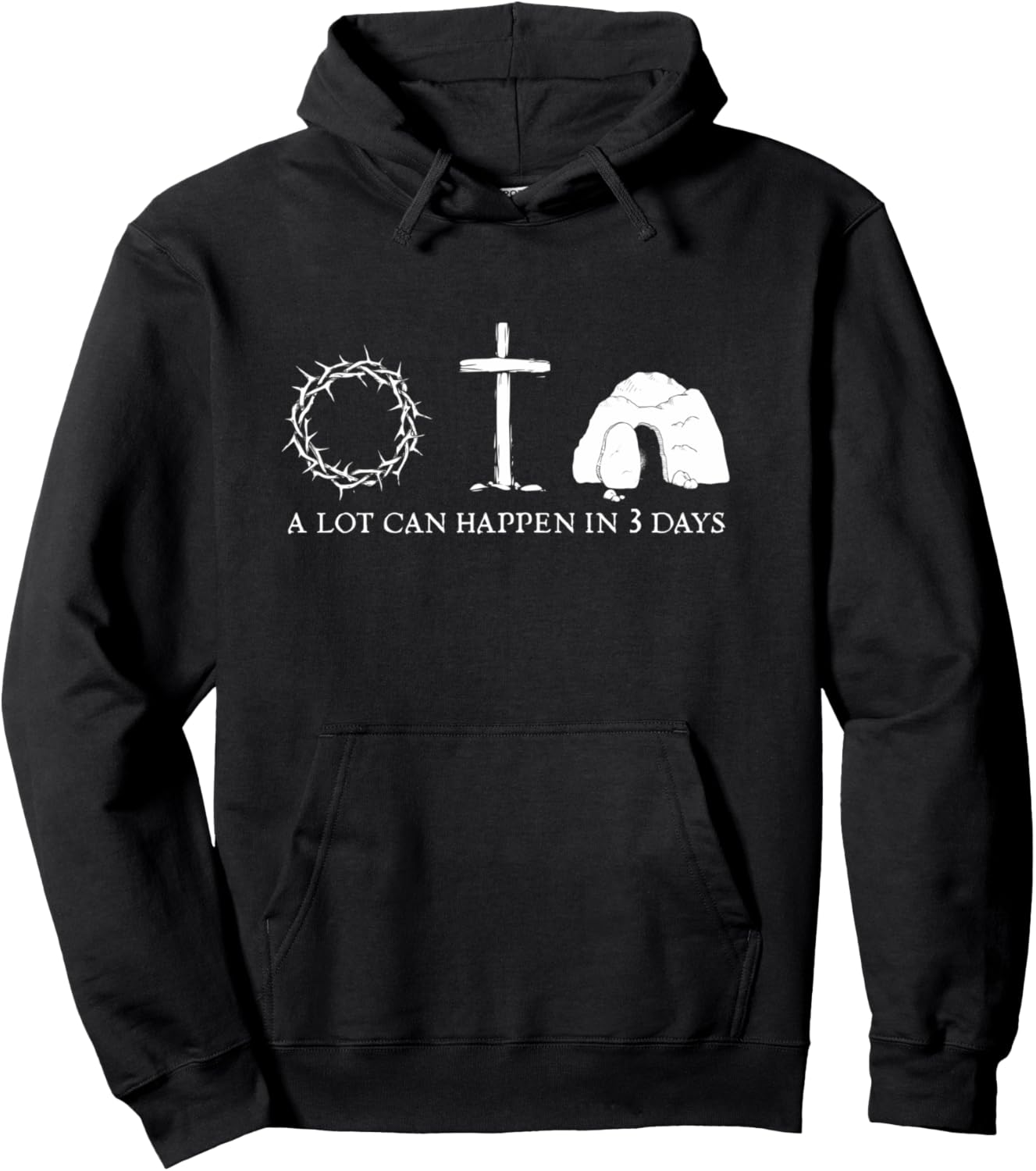 Christ Is Risen in 3 Days Funny Hoodie