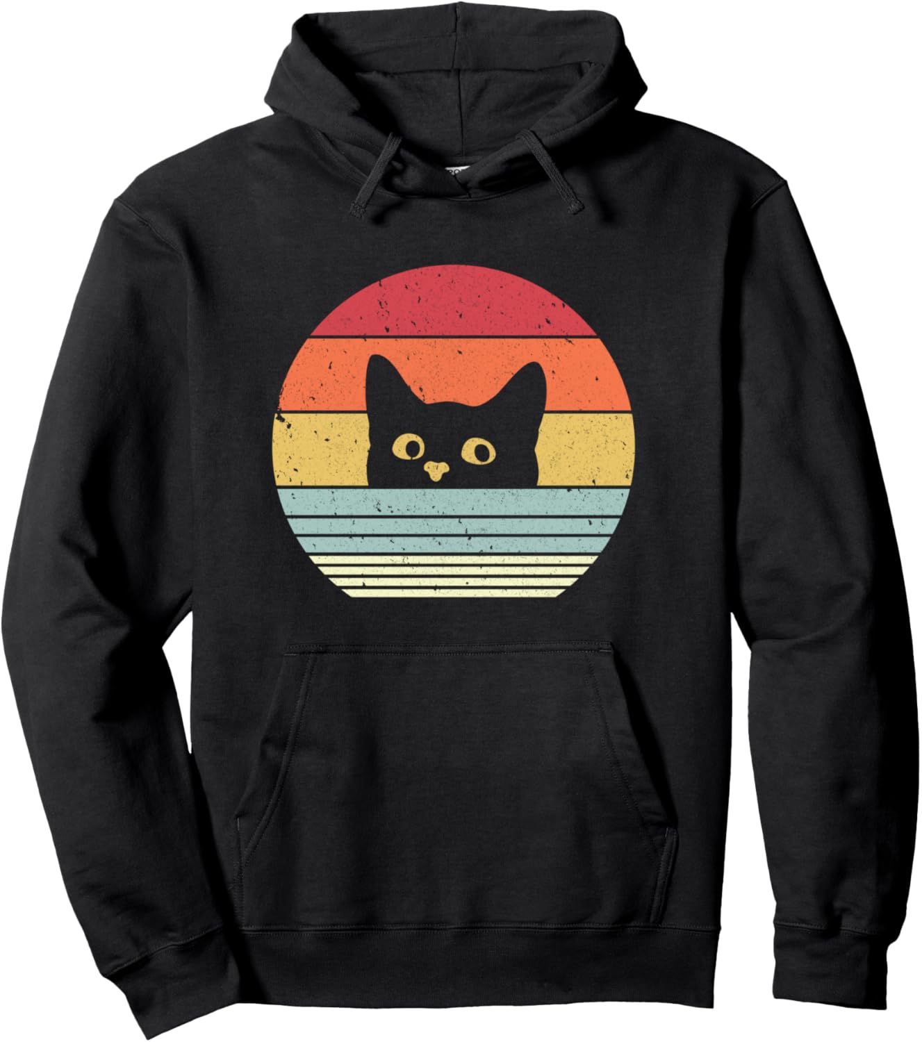 Retro Cat Hoodie - Cozy Comfort