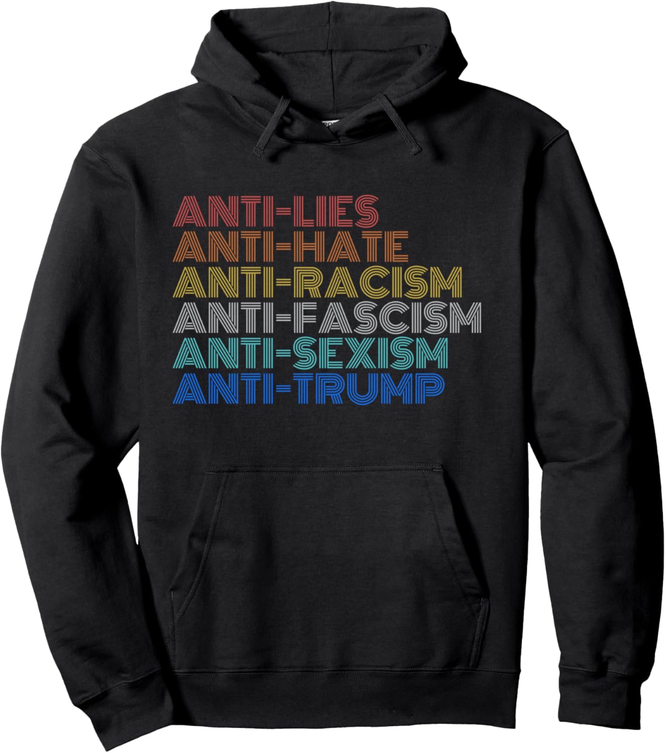Resist Hate Vintage Hoodie