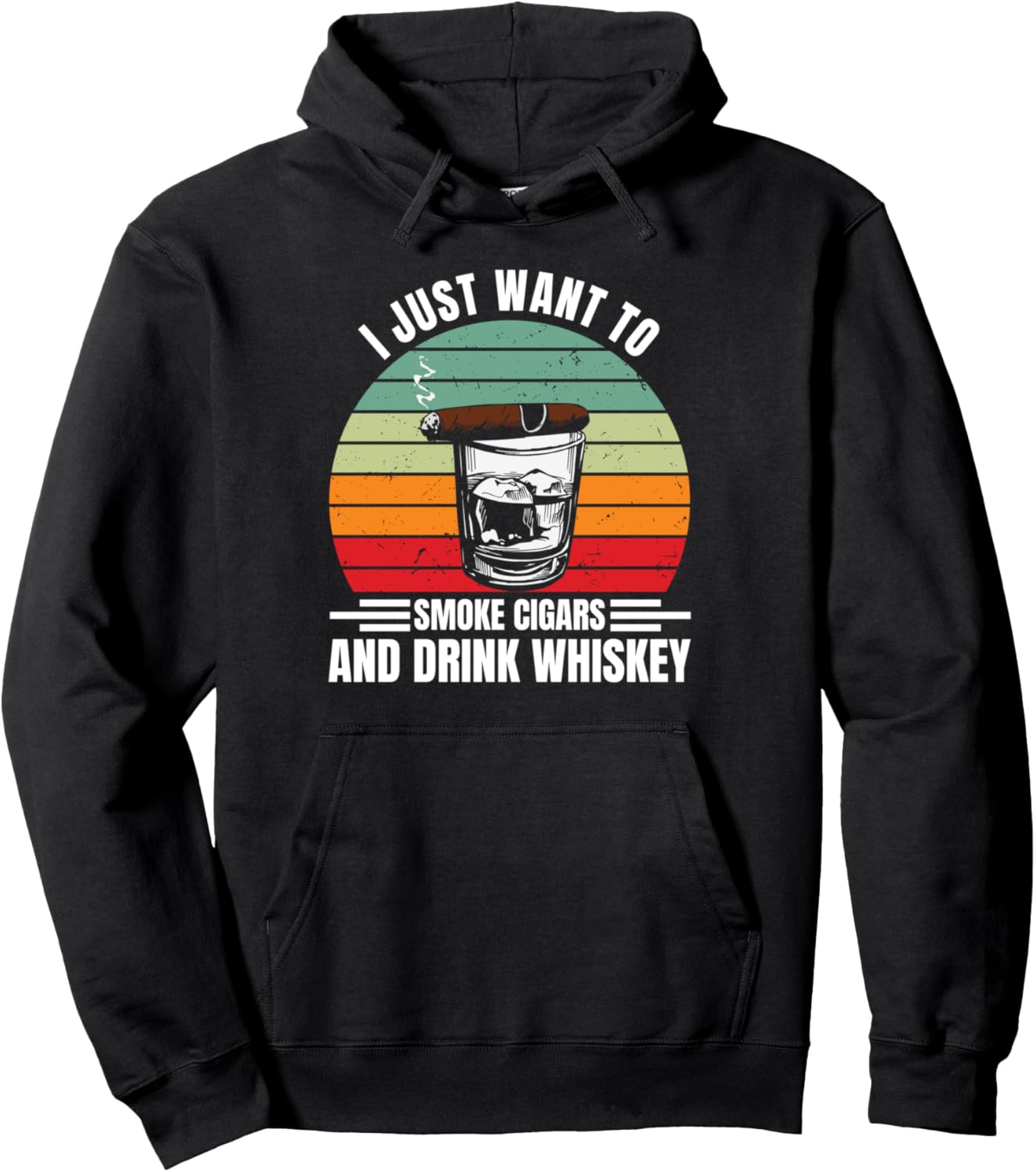Cigar & Whiskey Lover Hoodie
