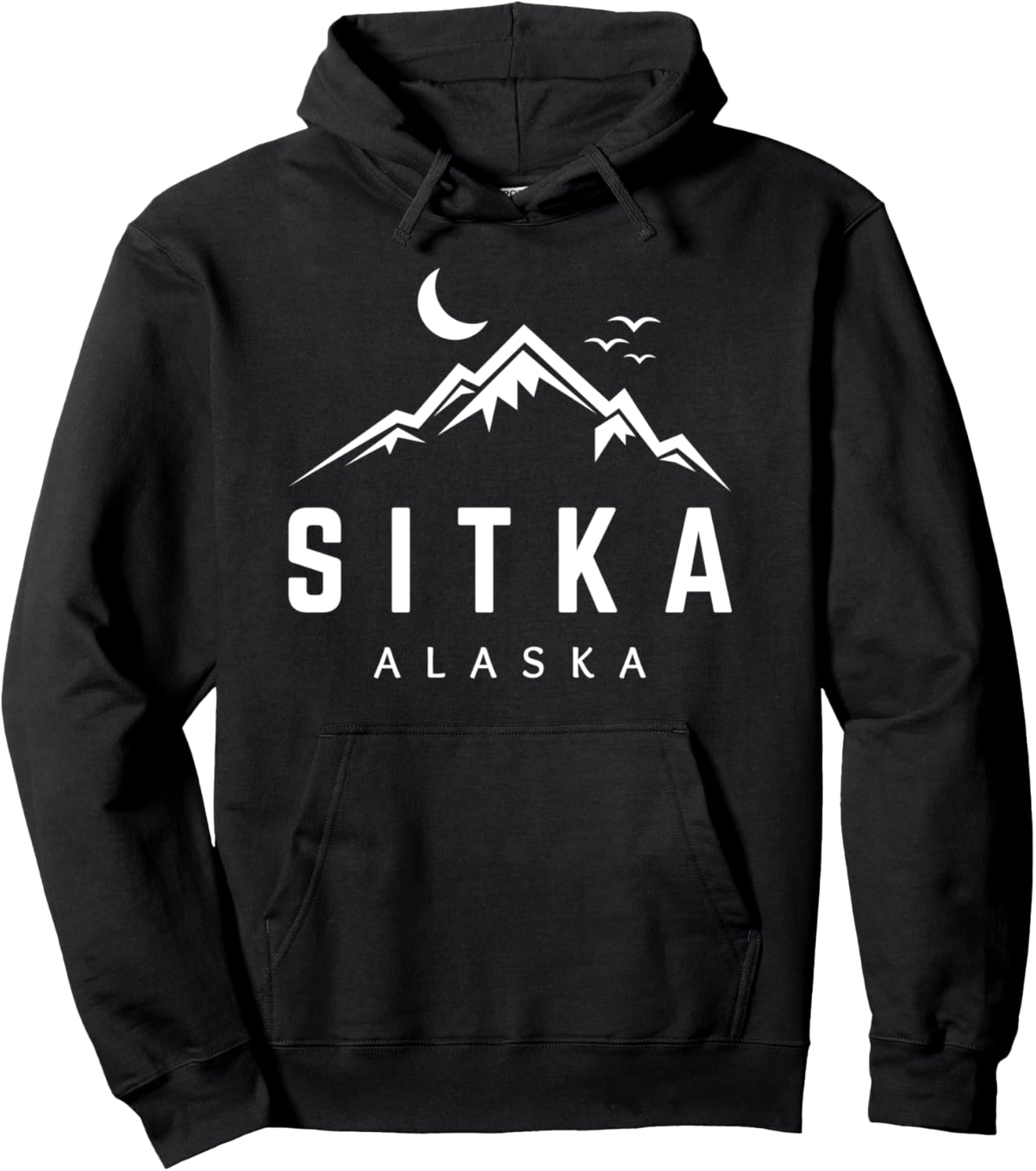 Cozy Sitka Alaska Hoodie - Mountain-Inspired Souvenir