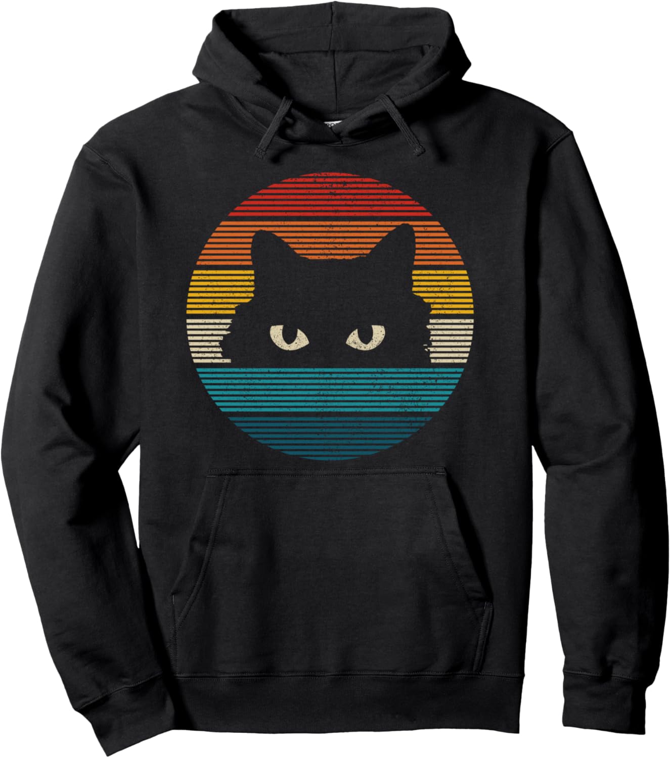 Retro Kitty Cat Lover Hoodie - Purrfect Gift!