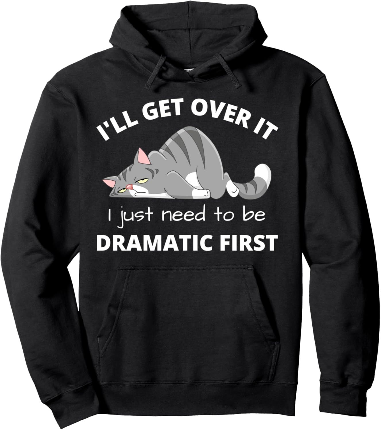 Dramatic Cat Meme Hoodie for Cat Lovers