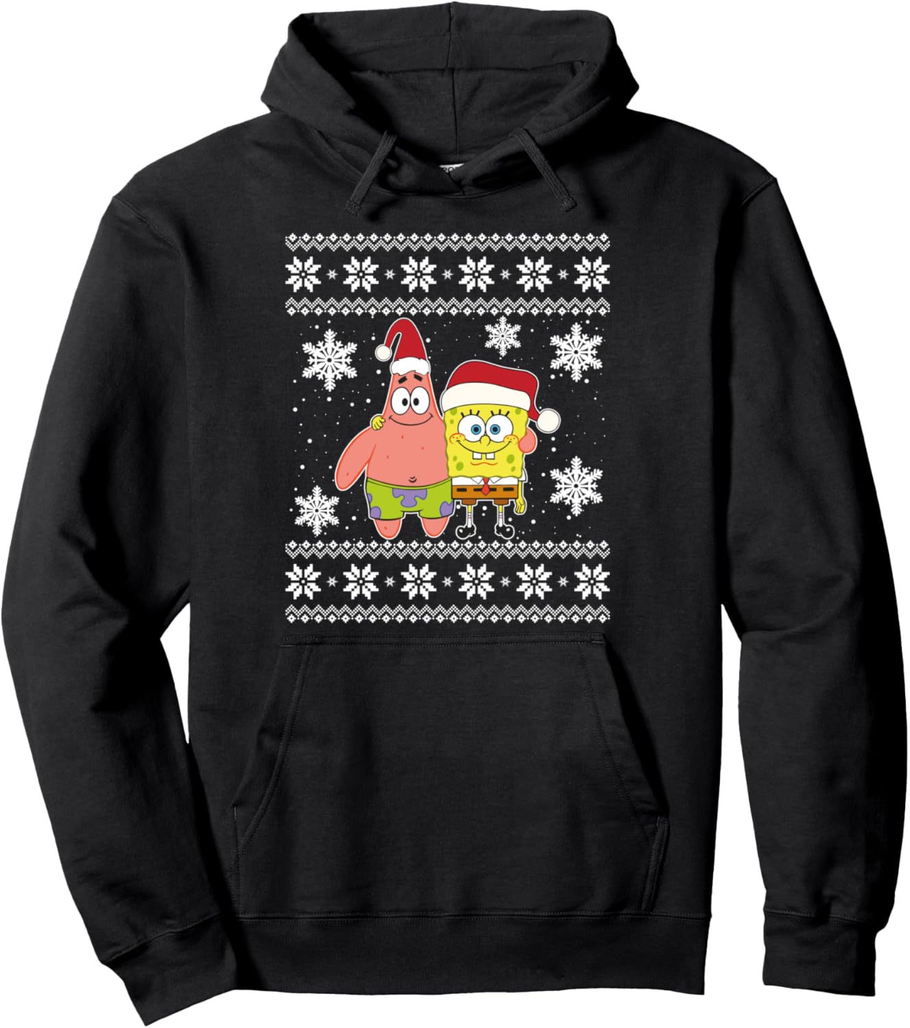 Spongebob And Patrick Best Friends Holiday Graphic Hoodie