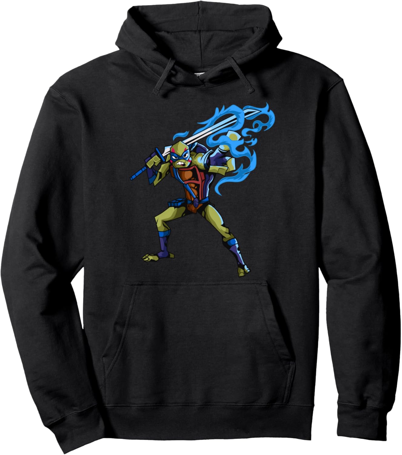Leonardo Odachi Power Up Pose Pullover Hoodie for TMNT Fans