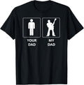 Dad vs Daddy Guitar Acoustic T-Shirt