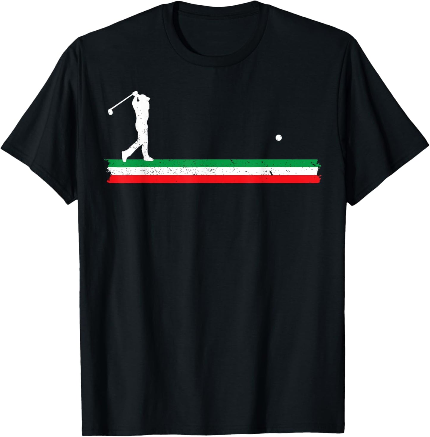 Italian Dad Golf Italy Flag Tee