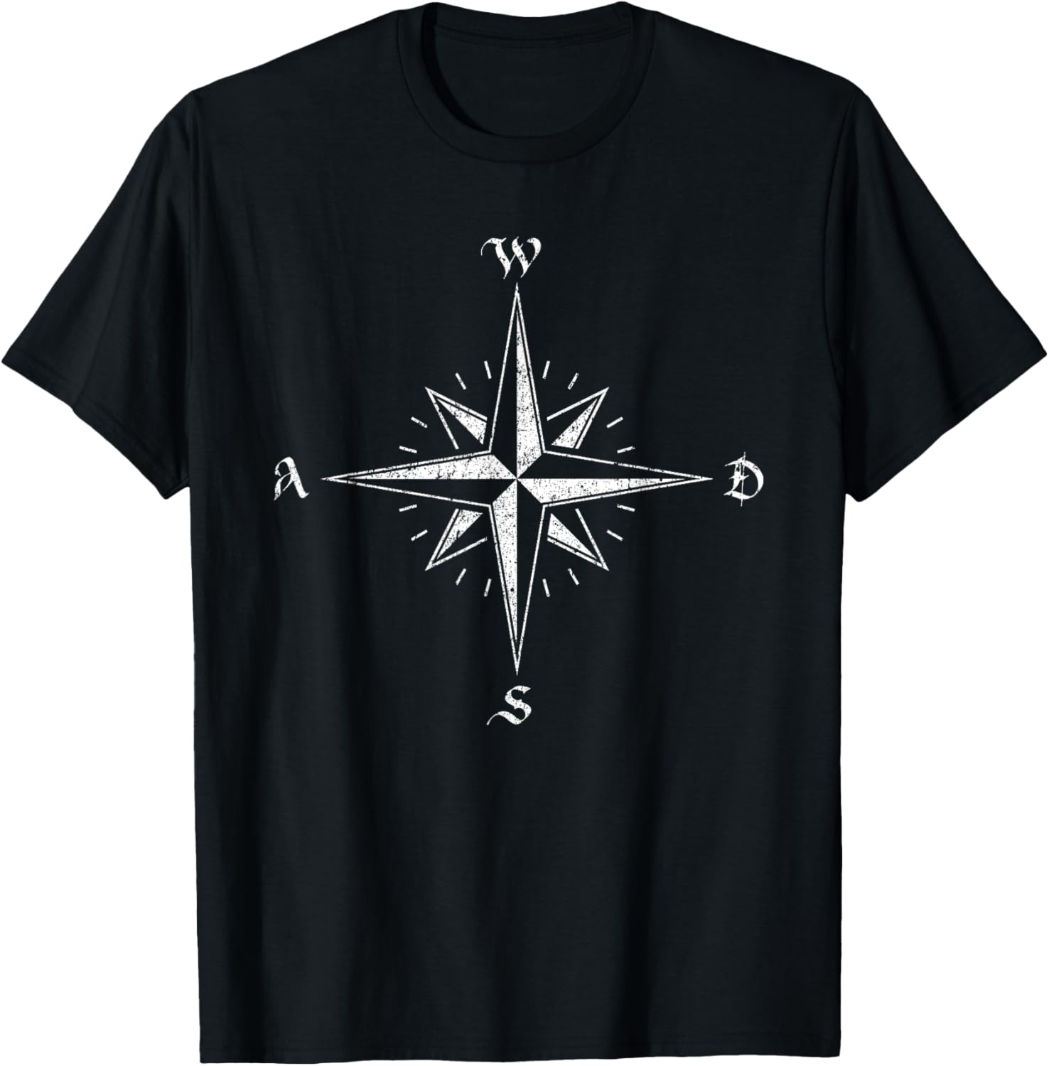 Retro PC Gaming Compass Tee - Unisex - Small
