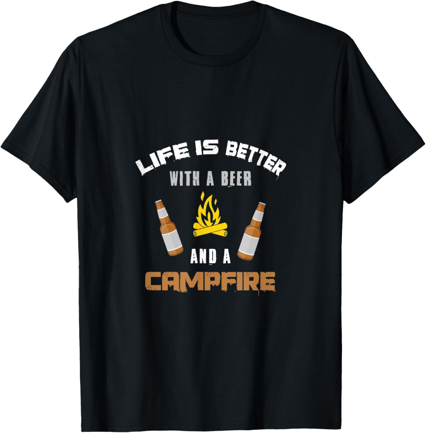 Camping Vibes Tee - Cheers to Beers 