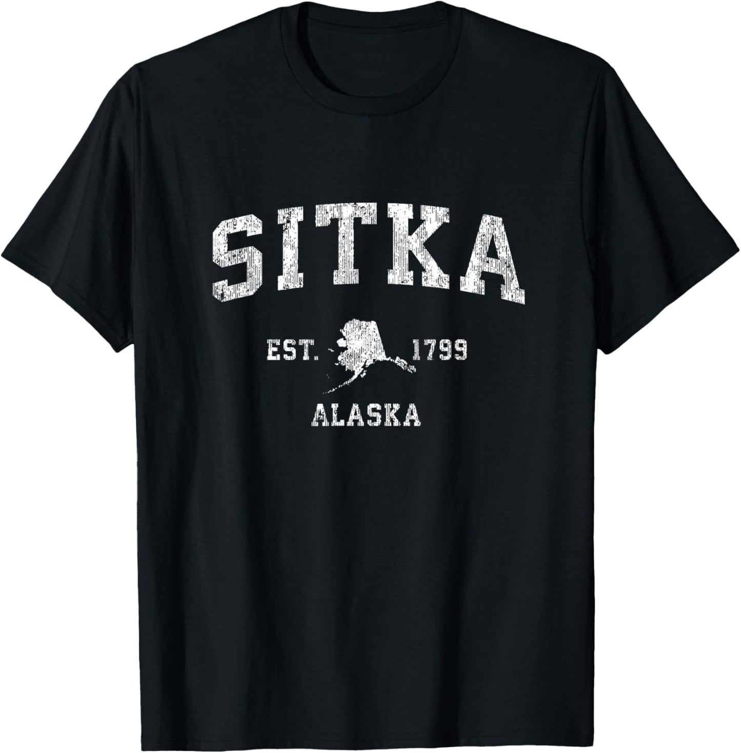 Vintage Sitka AK Sports Tee - Retro Style!