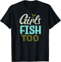 Reel Girls Fish too Fly Fishing Rod Holders Hot Spot T-Shirt
