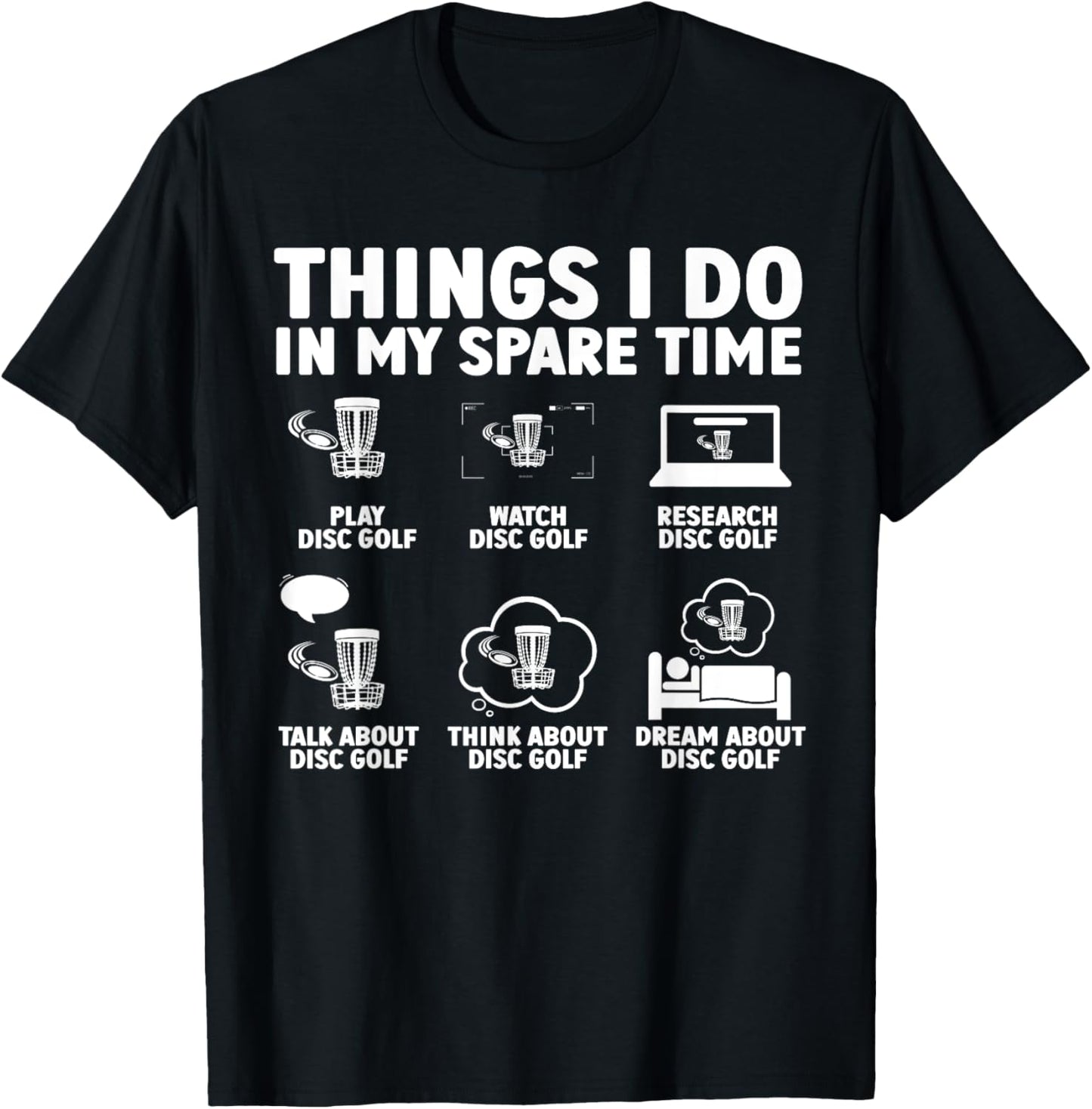 Durable Disc Golf T-Shirt for All Ages