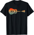 Vintage Guitar Forest Music T-Shirt - Classic Fit for Guitarists