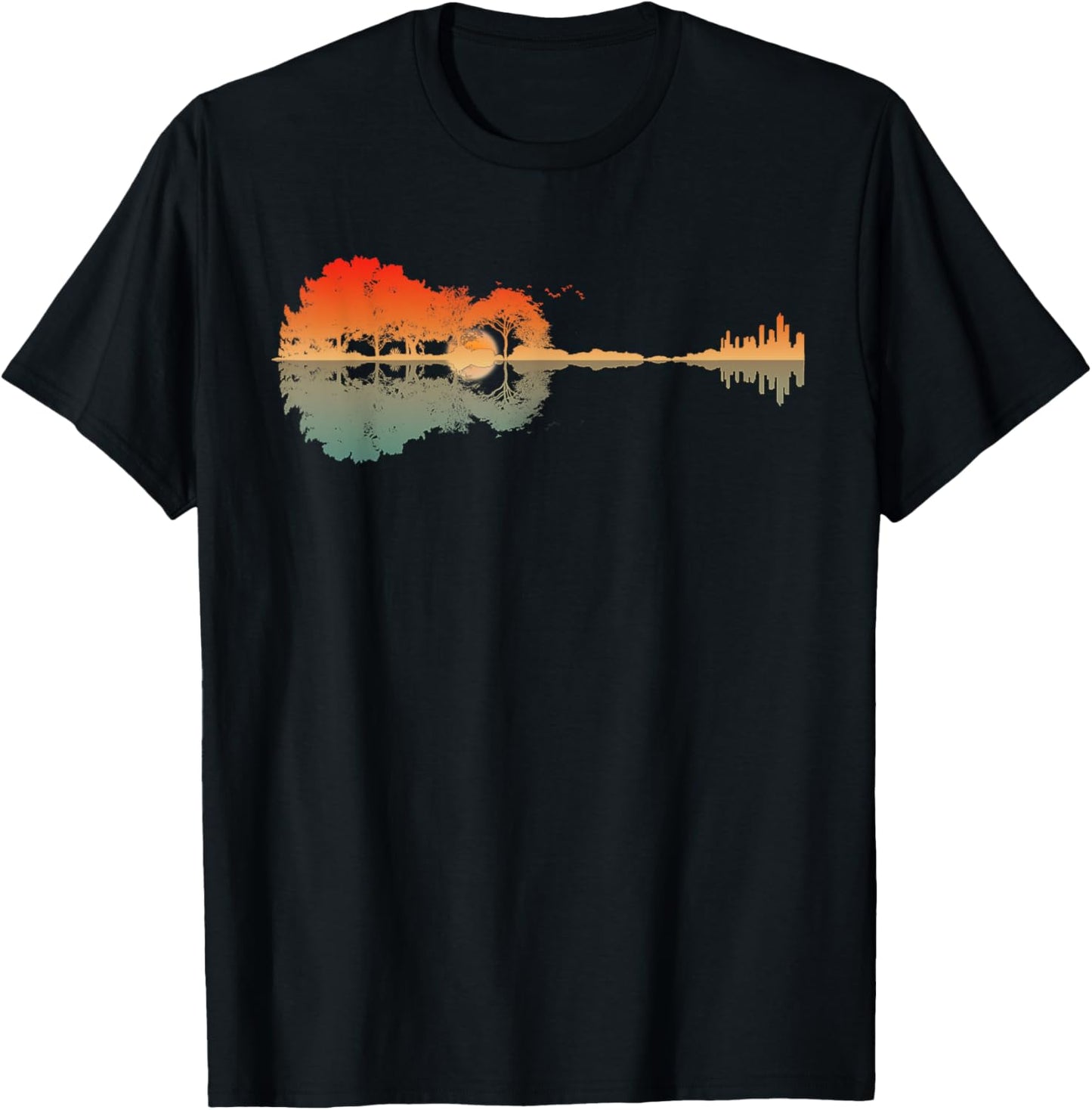 Vintage Guitar T-Shirt for Guitar Enthusiasts
