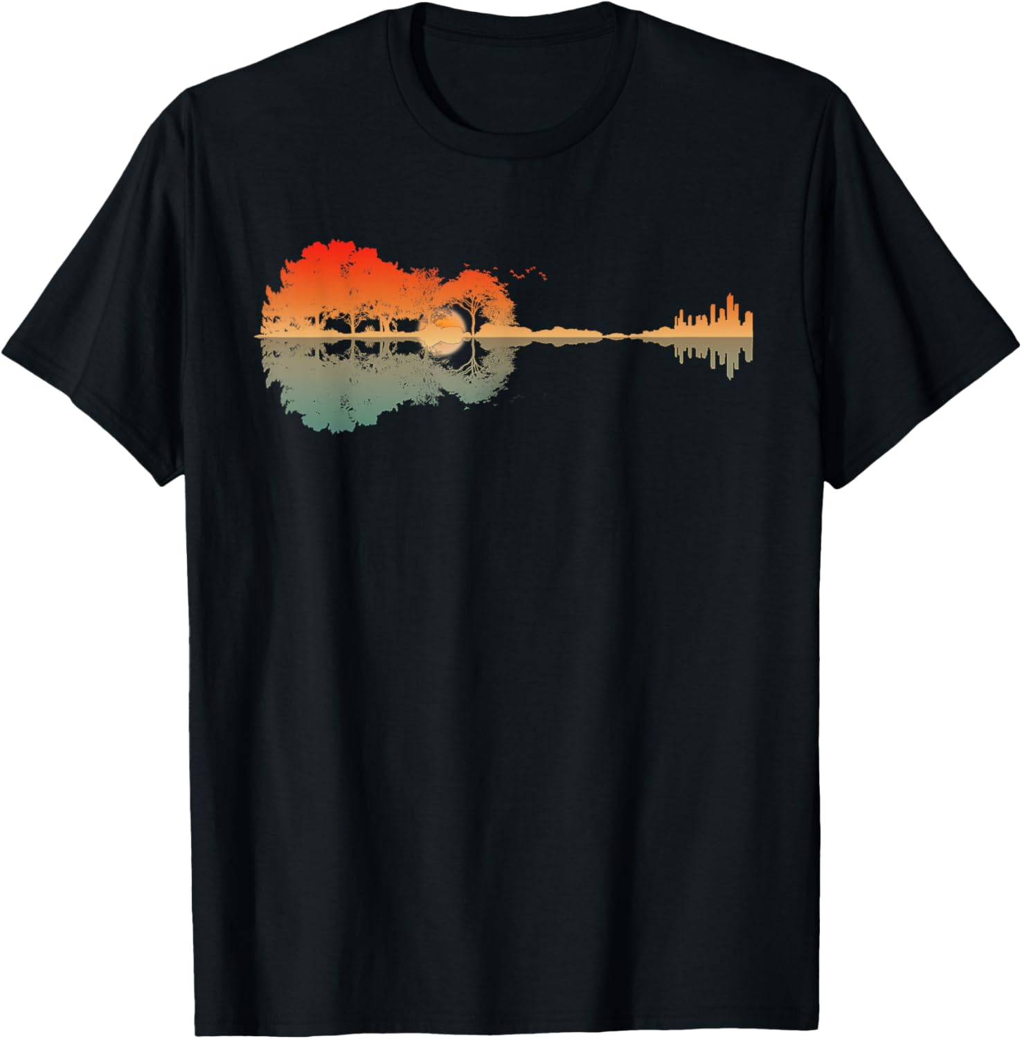 Vintage Guitar T-Shirt for Guitar Enthusiasts