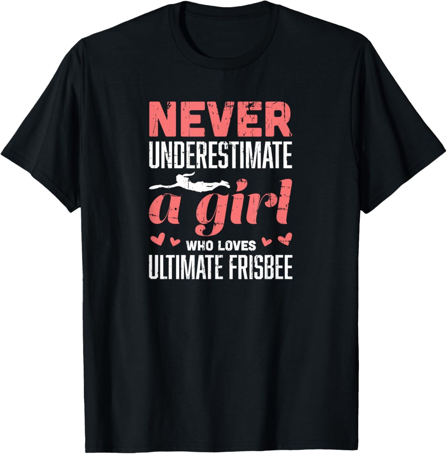 Empowering Ultimate Frisbee Girl Tee