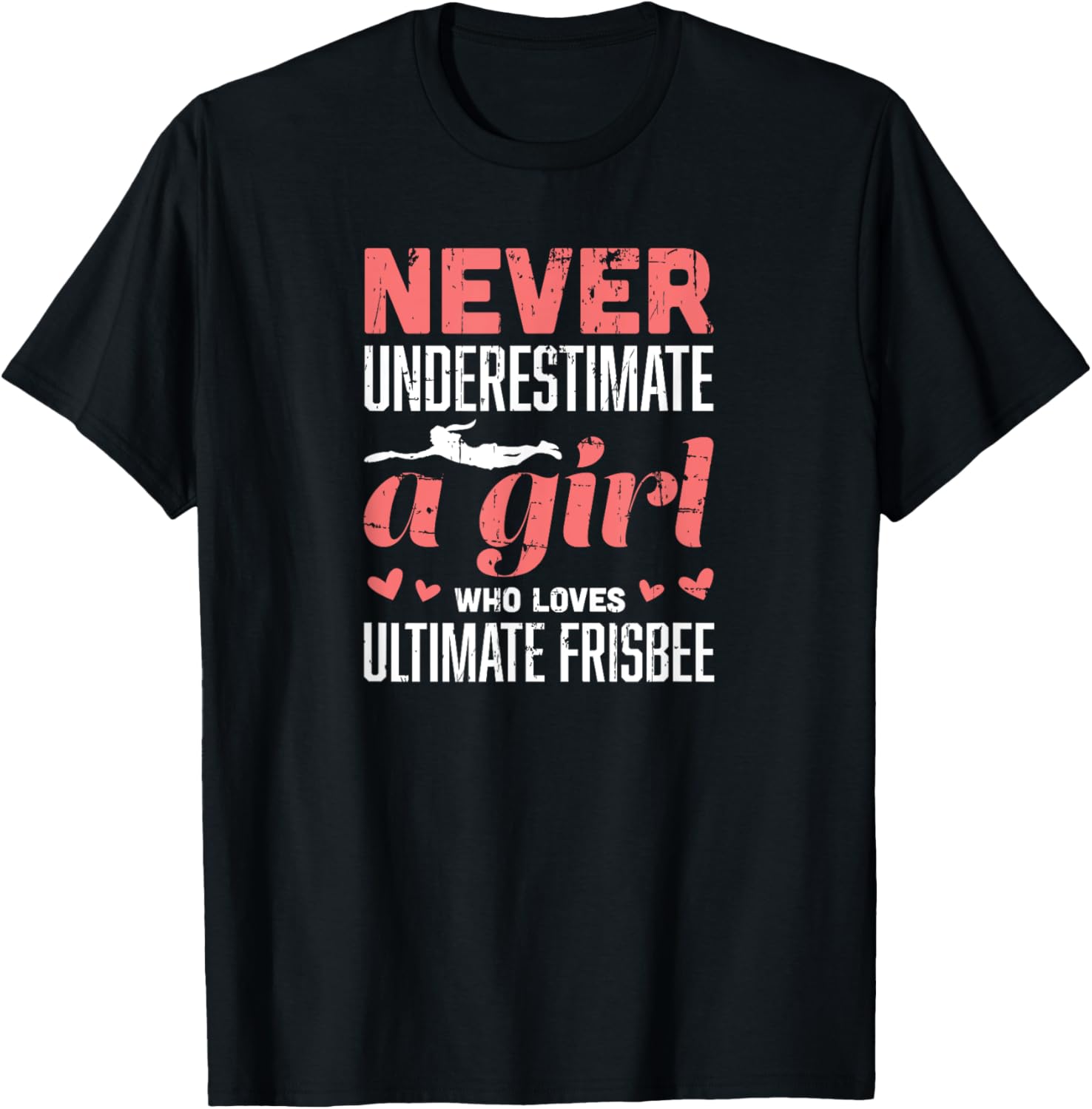 Empowering Ultimate Frisbee Girl Tee