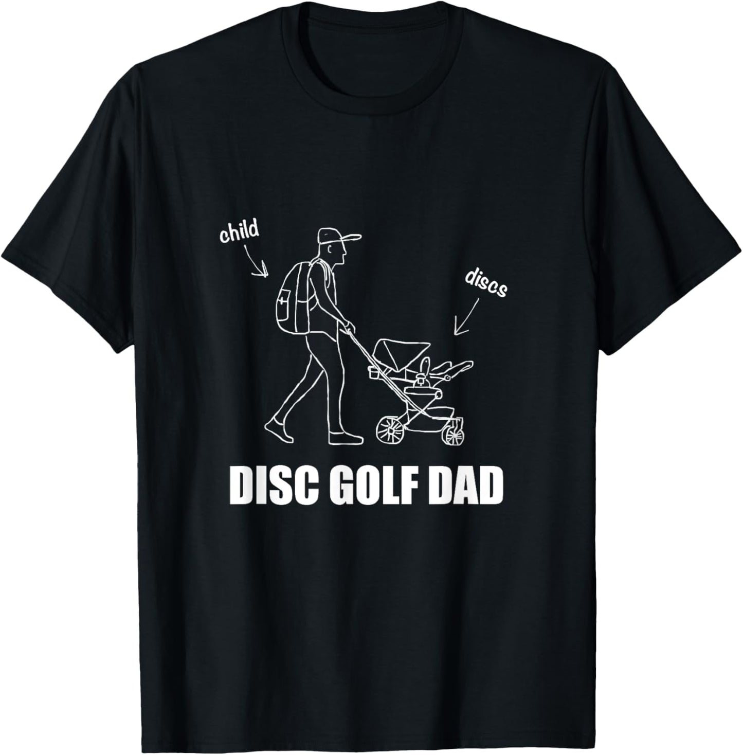Dad's Disc Golf Tee for Little Champions