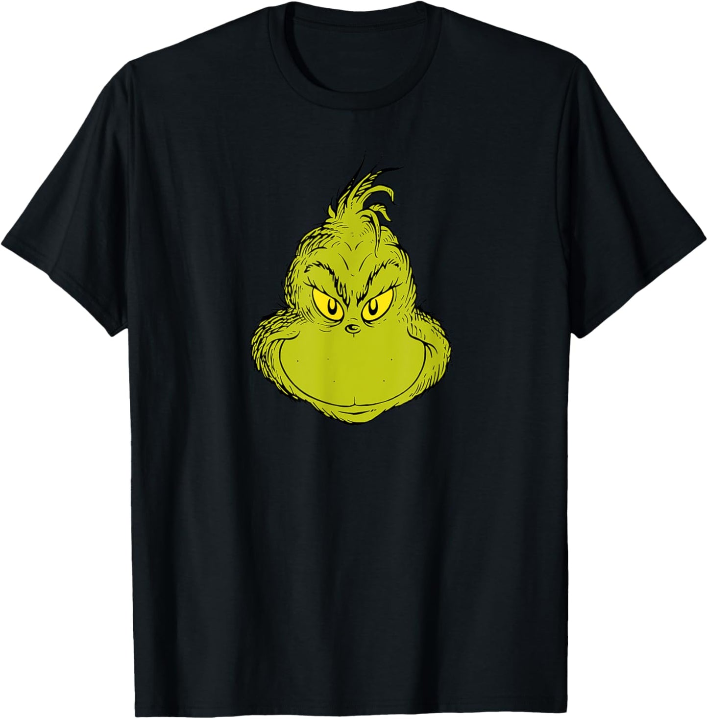Iconic Grinch Face Tee - Dr. Seuss Classic