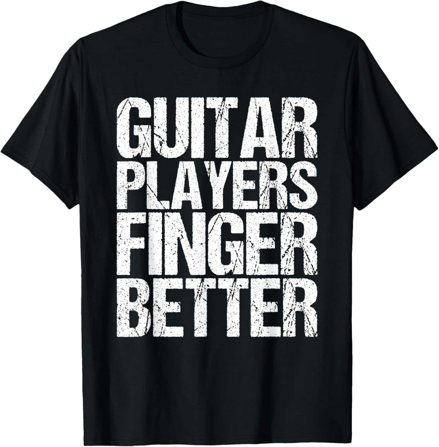 Funny Guitar Tee: Boosts Guitar Fingers!