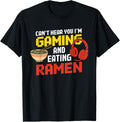 Gamer Tee: Gaming & Eating Ramen in Style!