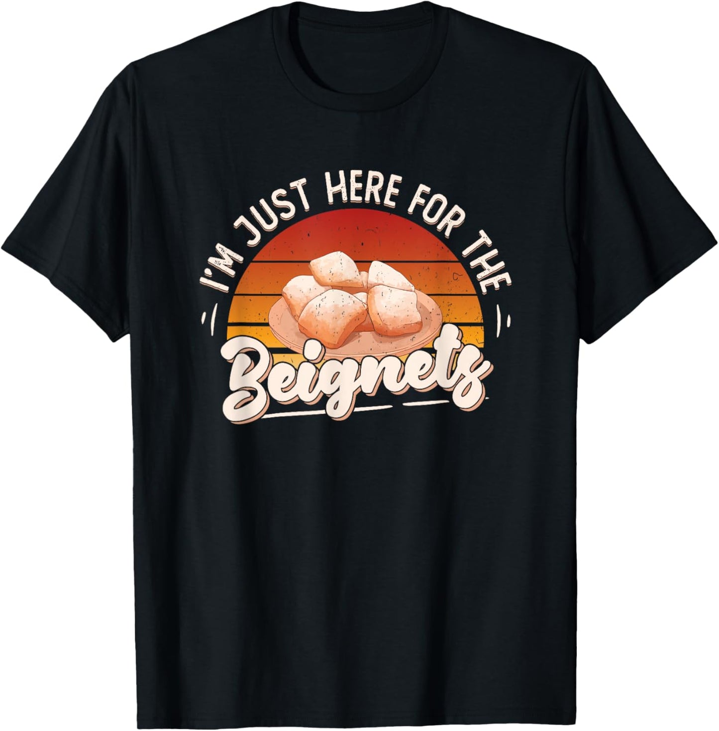 New Orleans Beignet Lover Tee - Modern Foodie Gift