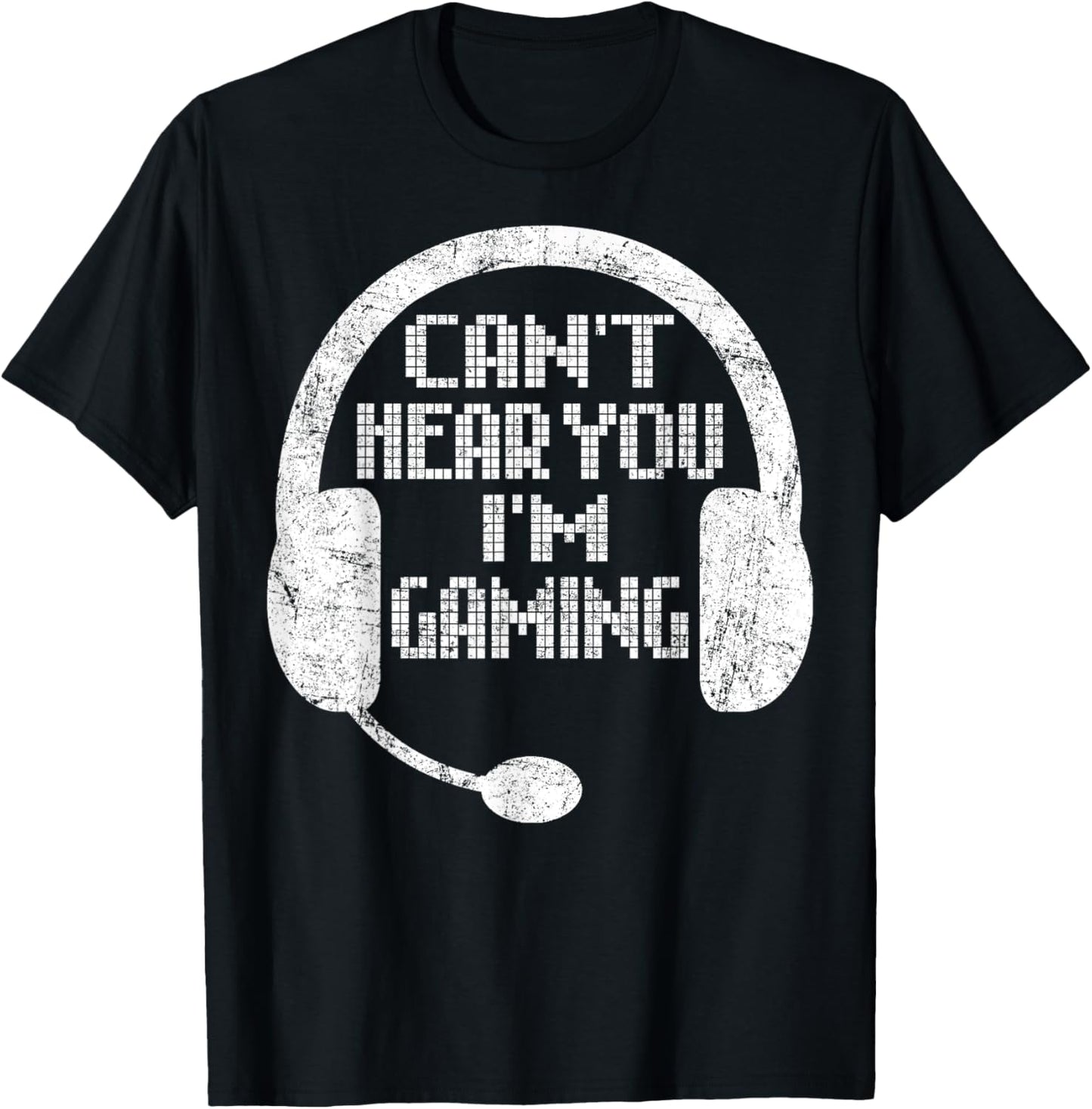 Premium Gamer Tee: Can't Hear You - Gaming Headset