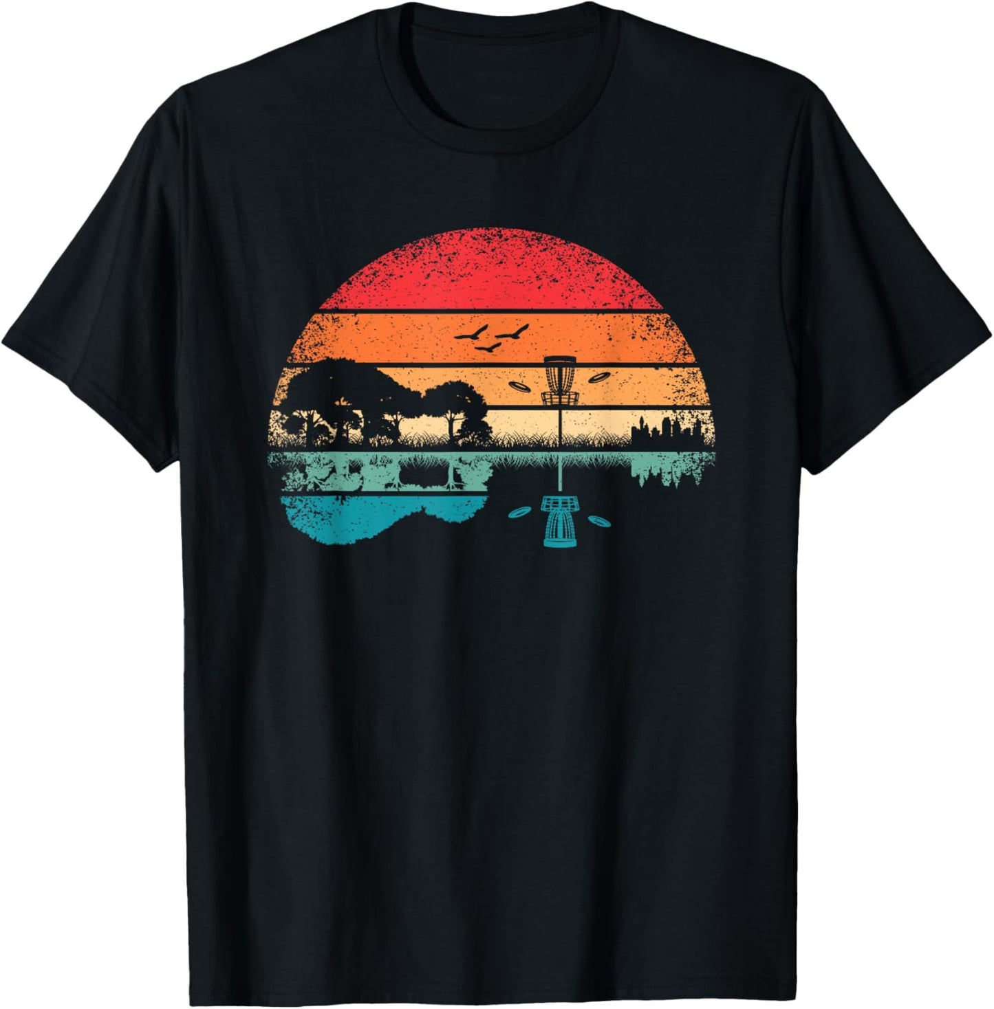 Disc Golf T-Shirt for Guitar-Loving Players