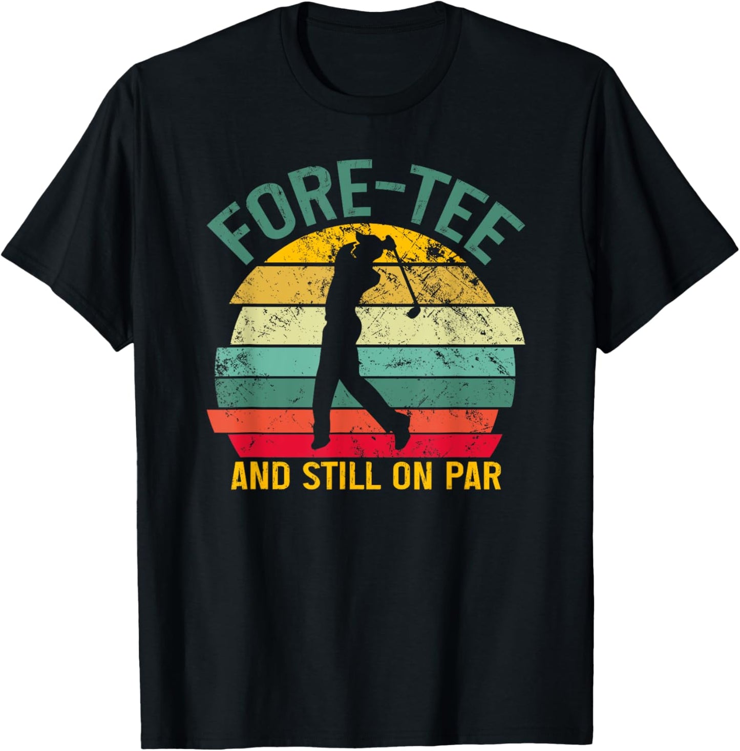 Fore-tee 40th Birthday Tee for Golf Lovers
