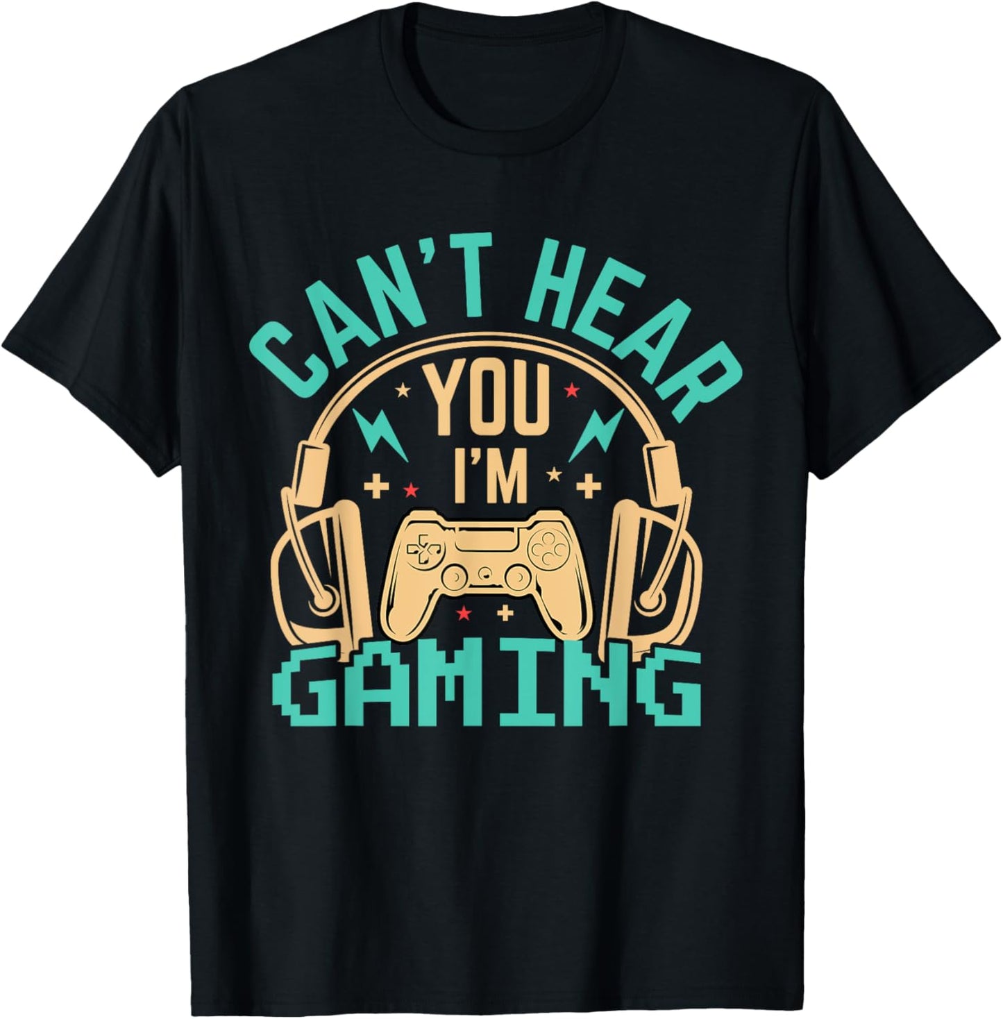 Silent Gamer Tee - Unisex - Black - Small