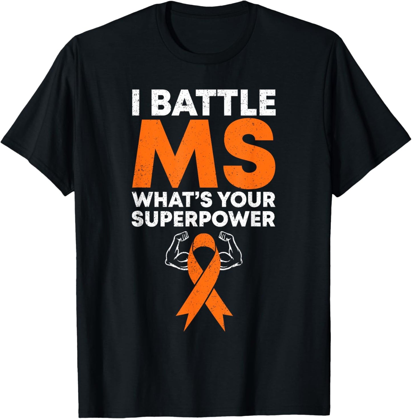 I Battle MS Superhero Tee