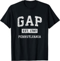 Pennsylvania PA Vintage Athletic Tee for Retro Fans