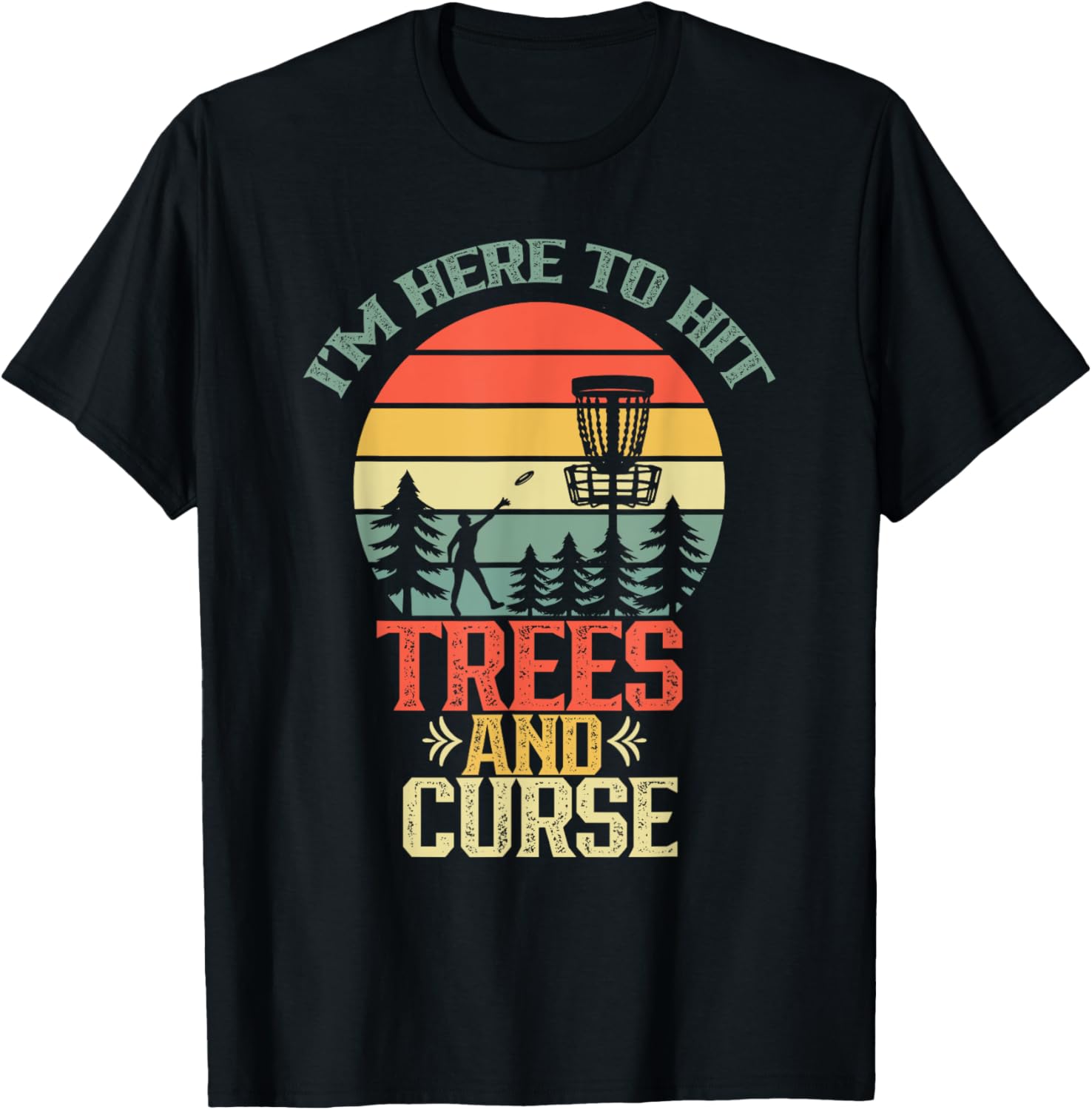 Disc Golfer Tee: Hit Trees & Curse Discs!