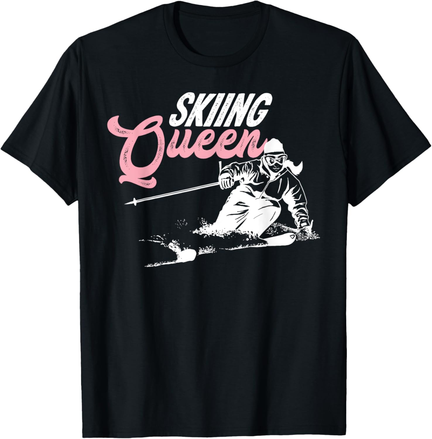 Ski Queen Girl T-Shirt - Rule the Slopes!