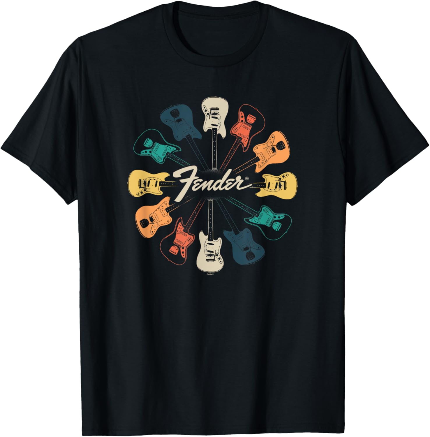 Fender Retro Guitar Tee: Vintage Style