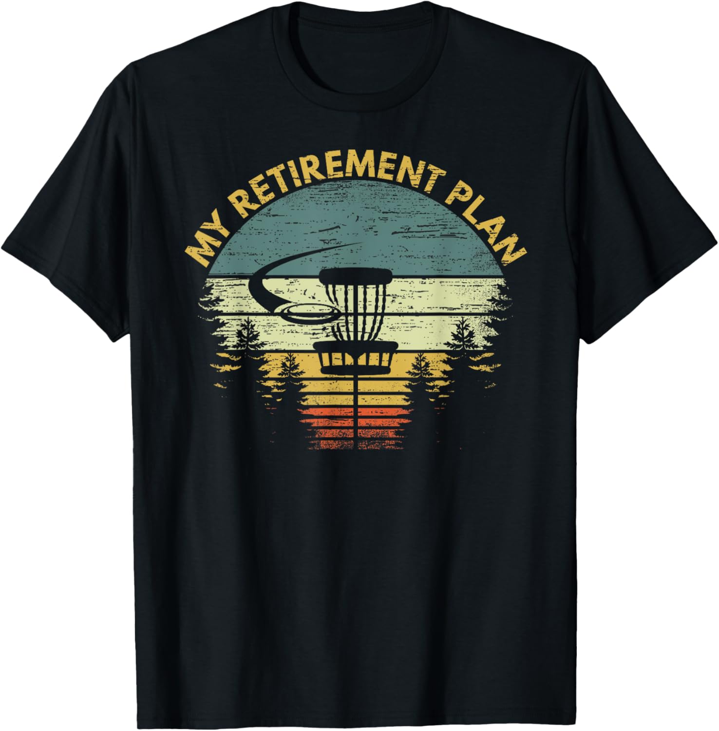 Retirement Hilarious Disc Golf Senior Gift Tee