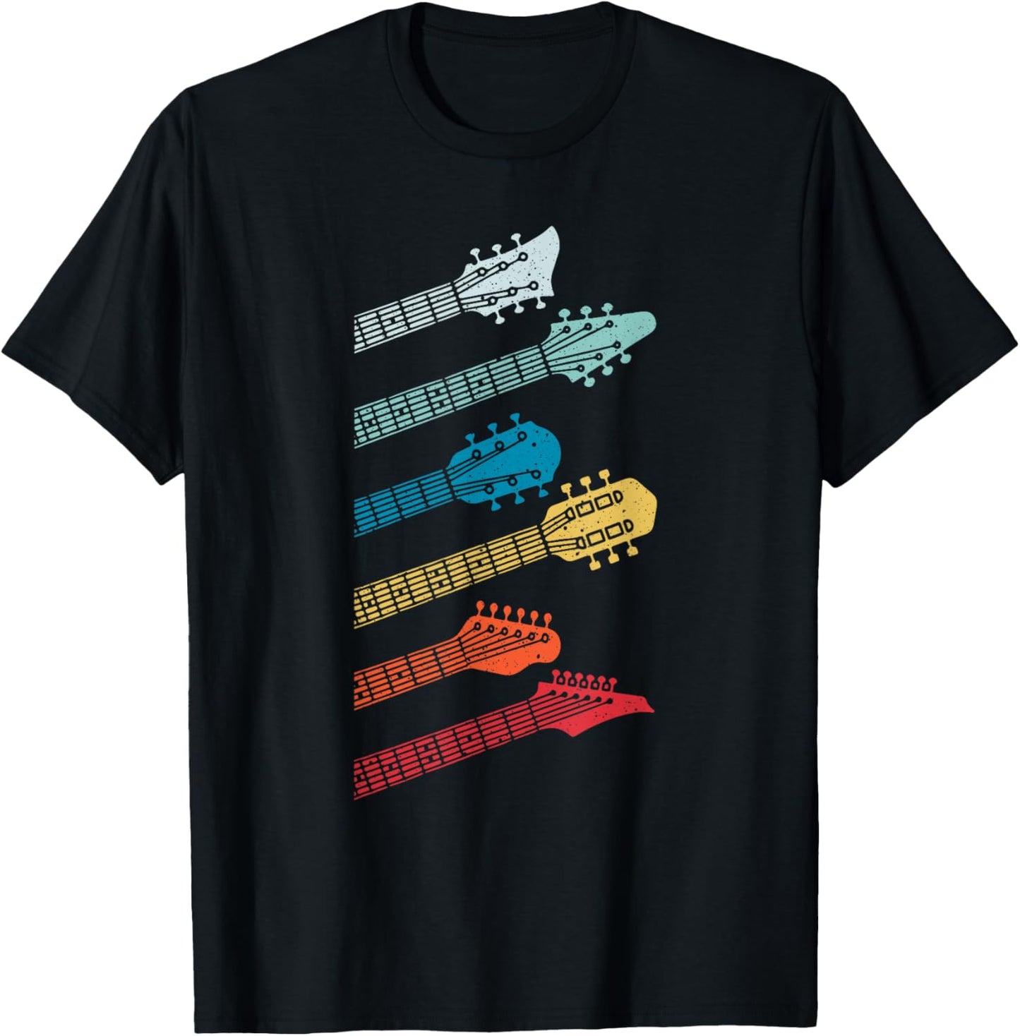 Vintage Guitarist Tee - Music Band Gift
