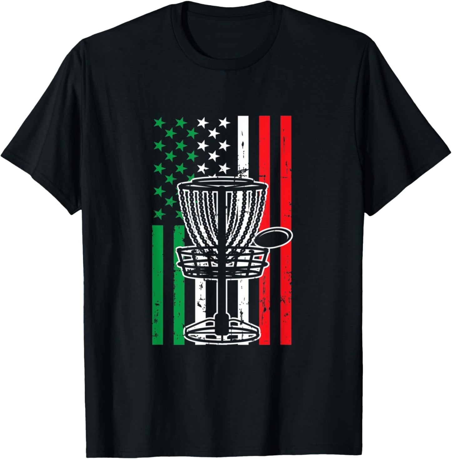 Flag-Themed Disc Golf Tee