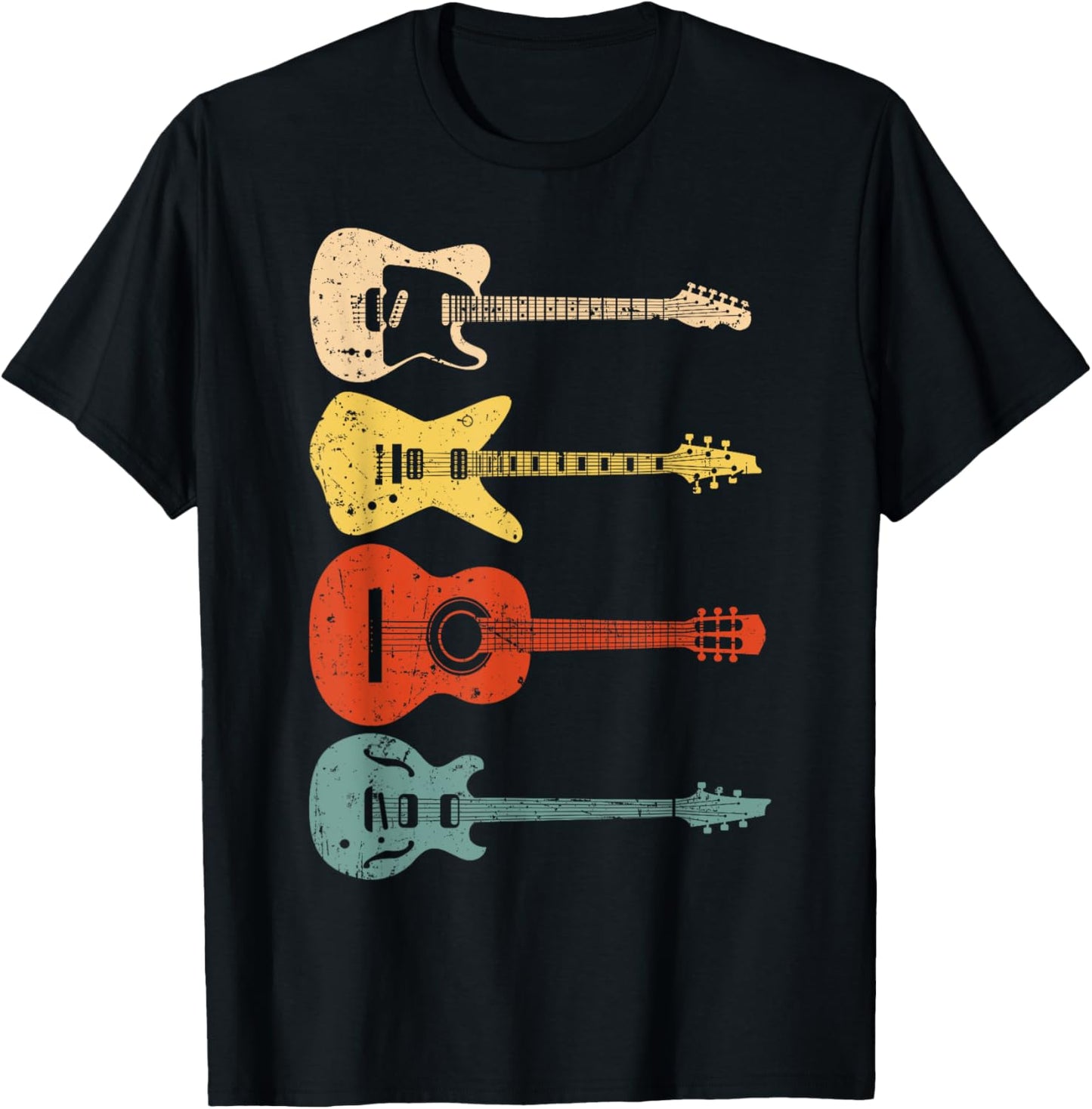 Vintage Guitarist Tee - Perfect Musician Gift!
