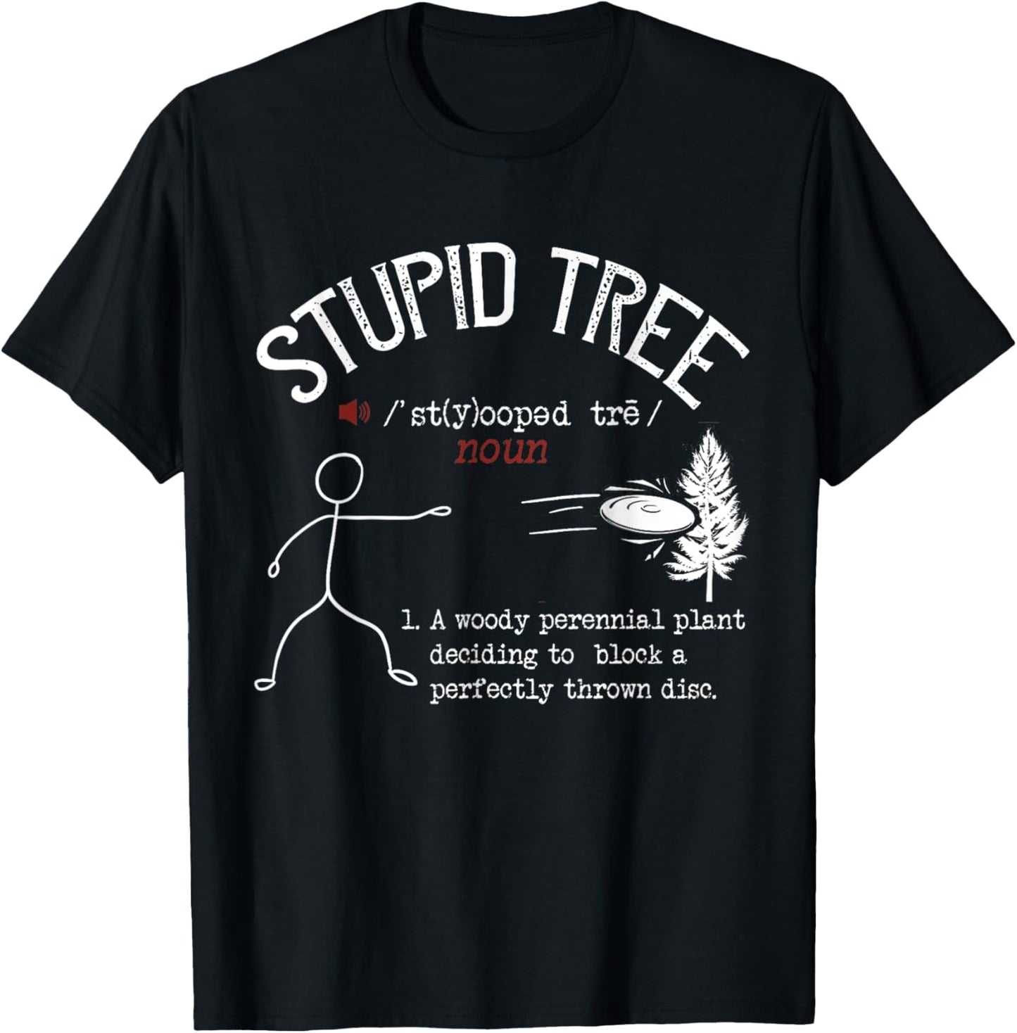Stupid Tree Disc Golf Tee: Hilarious Fun!