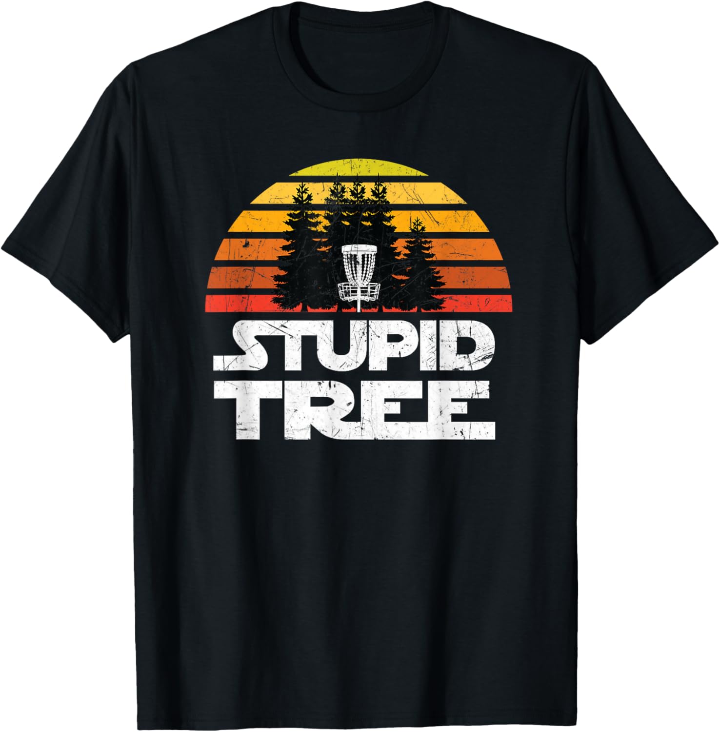 Stupid Tree Funny Disc Golf Shirt