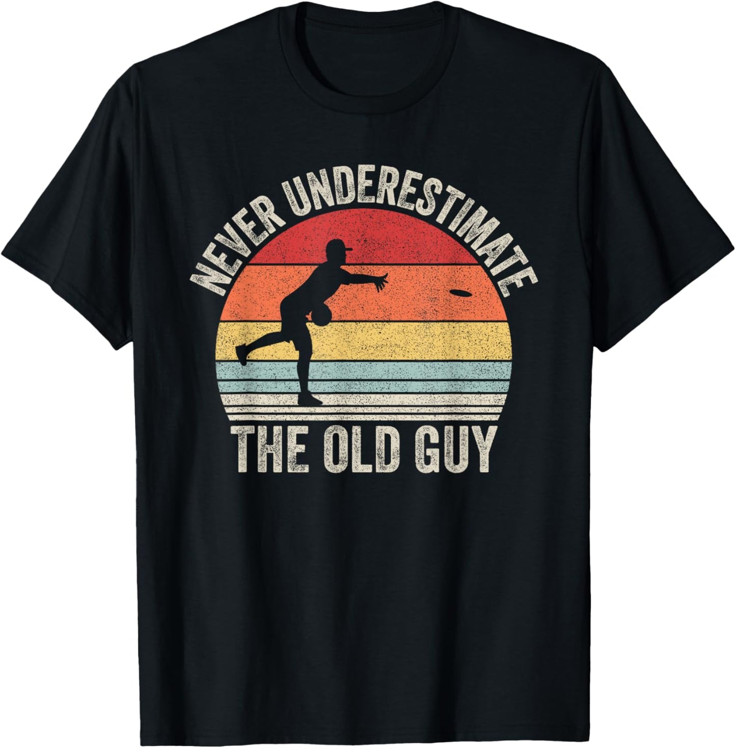 Retro Disc Golf Tee, Sun-Ready Style!
